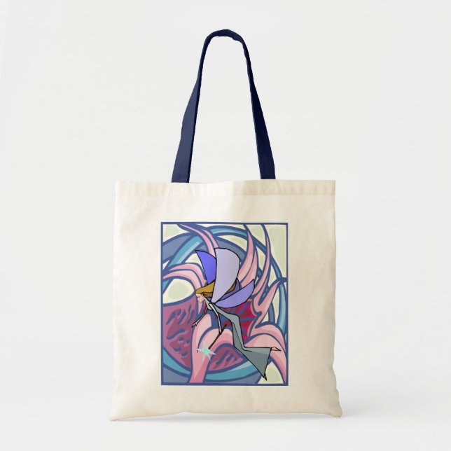 Fée Mystique Avec Sac fourre-tout Fleur (Devant)