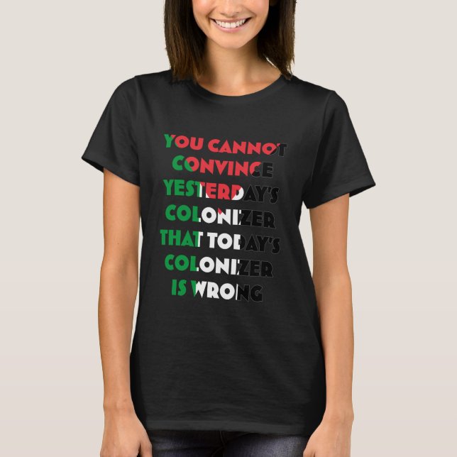Fee Palestine Women's T-shirt - Stop Gaza Genocide (Front)