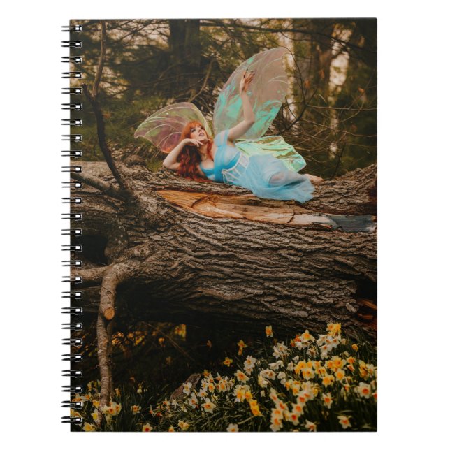 Fée rêvée sur arbre à plumes - Carnet (Devant)