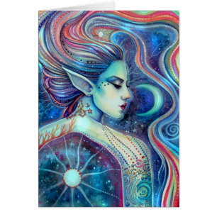Fée surréaliste céleste d'art fantastique Celesta