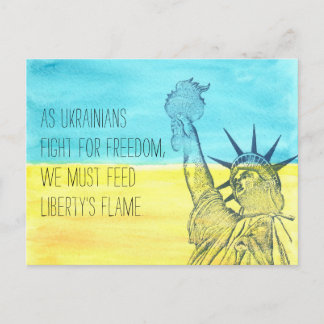 Feed Liberty's Flame Postcard