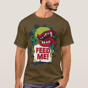 Feed Me Lazy Halloween Costume Creepy Spooky Monst T-Shirt
