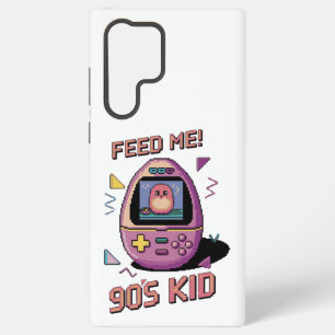 Feed Me! Retro Virtual Pet 90s Kid Pixel Art Desig Samsung Galaxy Case