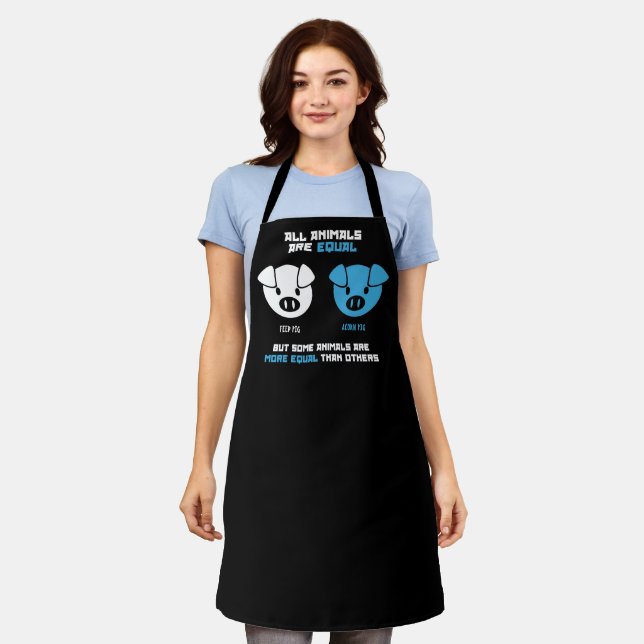 Feed Pig, Acorn  Apron (Worn)