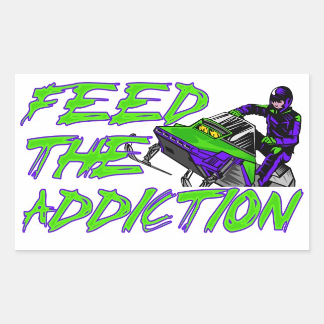 Feed The Addiction Sticker (Front)