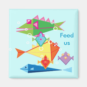 Feed the fish reminder magnet