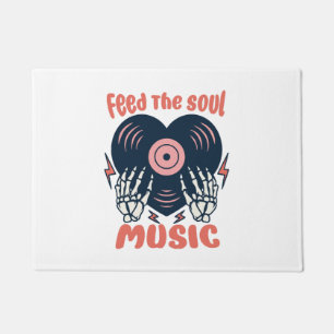 feed the soul music doormat
