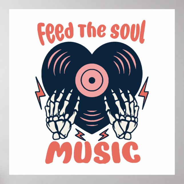 feed the soul music poster (Front)