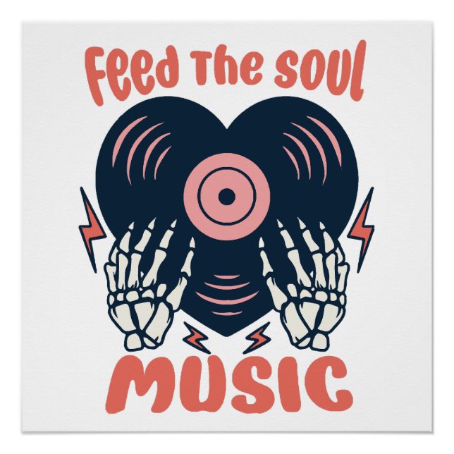 feed the soul music poster (Front)