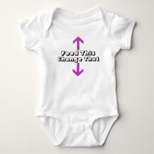 Feed This Change That Funny Baby Creeper