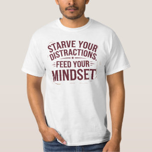 Feed Your Discipline Motivational Saying T-Shirt