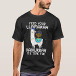 Feed Your Llamakah Llama Hanukkah Costume Alpaca C T-Shirt<br><div class="desc">Feed Your Llamakah Llama Hanukkah Costume Alpaca Chanukah.</div>