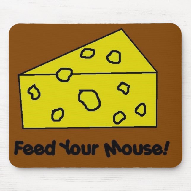 Feed Your Mouse Mouse Pad (Front)