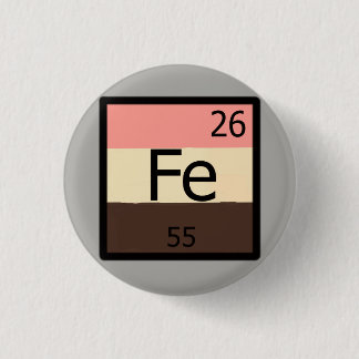 Feedee Iron Fe Periodic Table Feedist T-shirt Pin