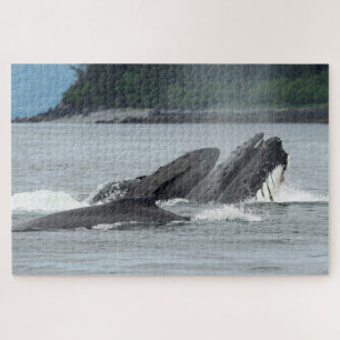 Feeding Humpback Whales Jigsaw Puzzle