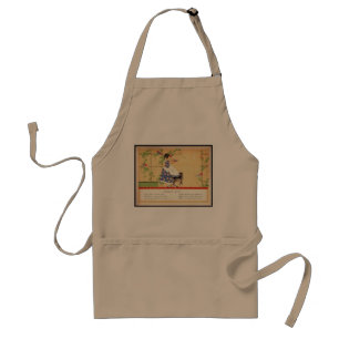 "Feeding Kitty" Vintage Graphic Apron