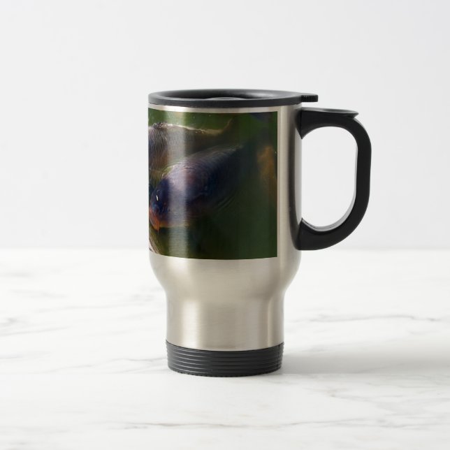 Feeding The Fish Travel Mug (Right)