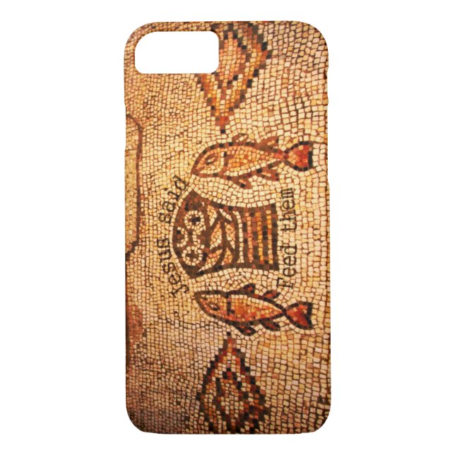 Feeding the Multitude with 5 Loaves and 2 Fishes Case-Mate iPhone Case (Back)