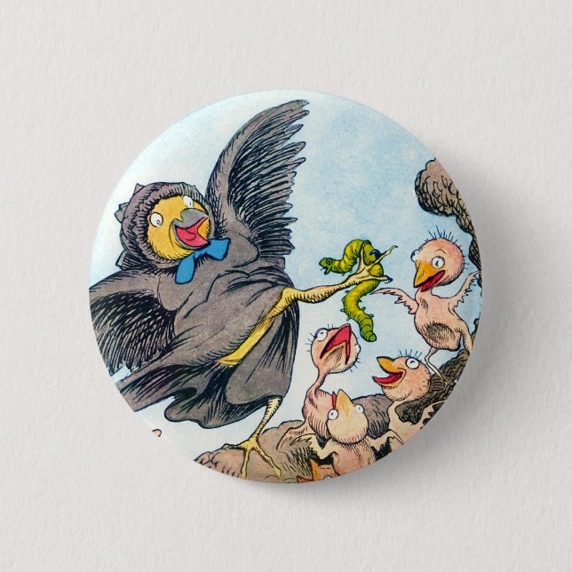Feeding Time 2 Inch Round Button (Front)