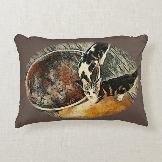 Feeding Time! Accent Pillow (Front)
