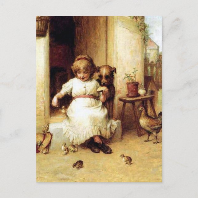 “Feeding Time” Postcard (Front)