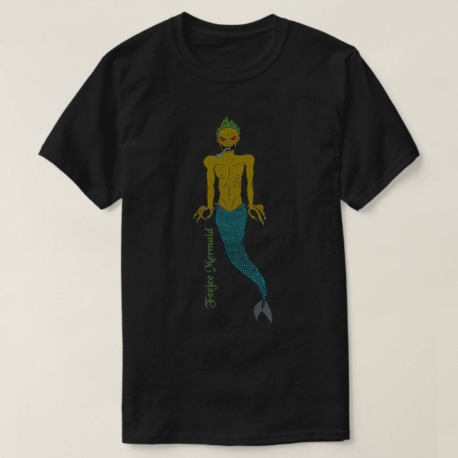 Feejee Mermaid T-Shirt (Design Front)