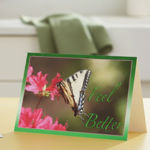Feel Better Butterfly Card