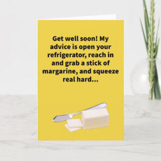 Feel Butter Get Well Card