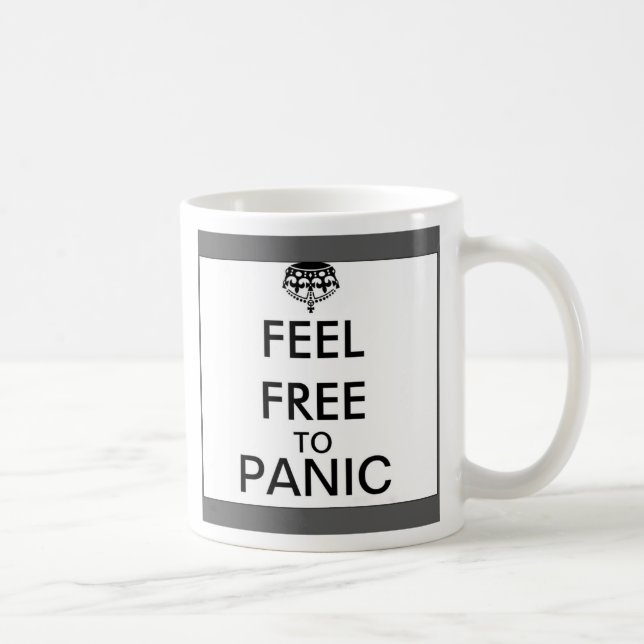 Feel Free To Panic - A MisterP Mug (Right)