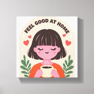 feel good at home wall print art