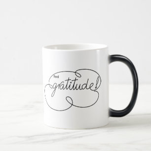 feel GRATITUDE - Bold CloudS Magic Mug