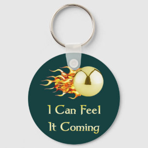 Feel It Coming Pinball Keychain