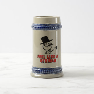 Feel Like a allemands Meme Beer Mug