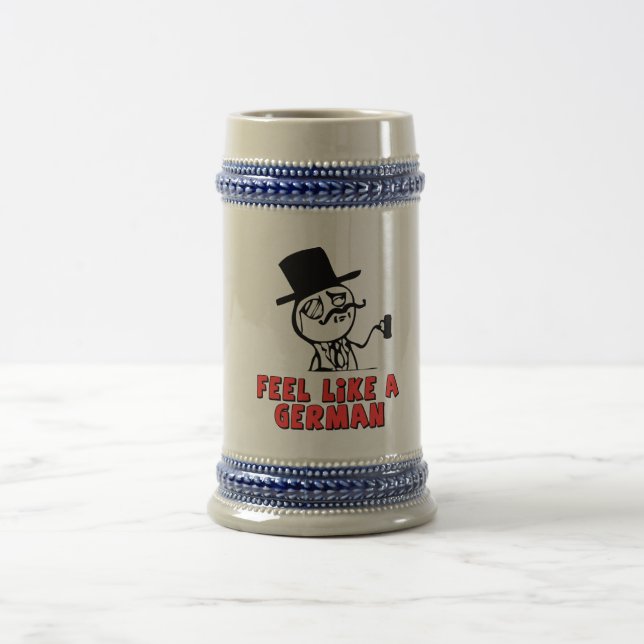Feel Like a German Meme Beer Mug (Center)
