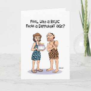 "Feel like a Relic?" 50th Birthday Card