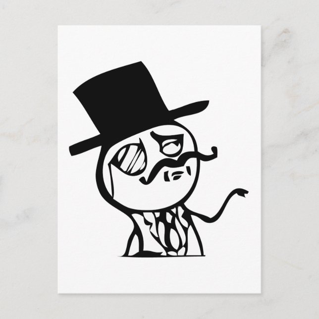 Feel Like a Sir meme comic Postcard (Front)