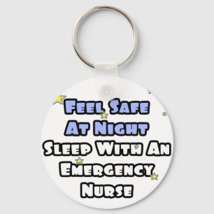 Feel Safe At Night...Sleep With an Emergency Nurse Keychain