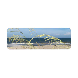 Feel the beach return address labels