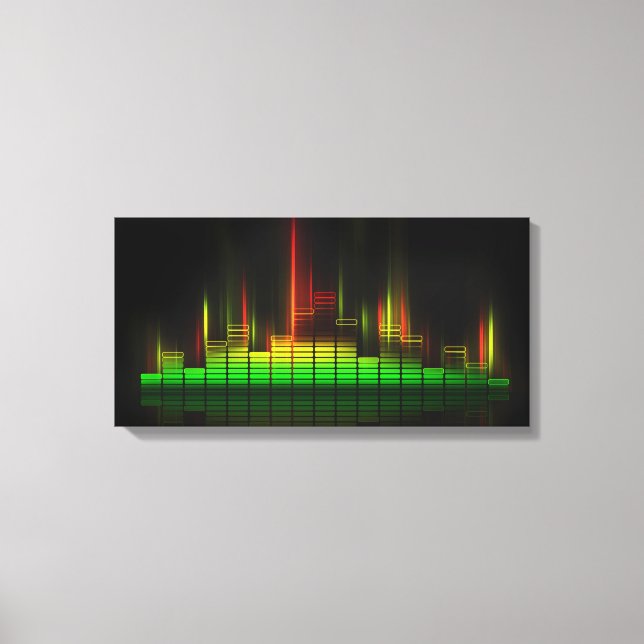 Feel The Beat -  Abstract Studio Canvas Print (Front)