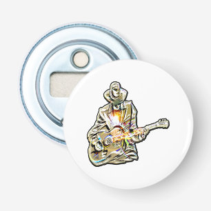 Feel the Blues – Artistic Guitar Design Bottle Opener