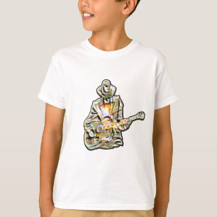 Feel the Blues – Artistic Guitar Design T-Shirt