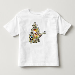 Feel the Blues – Artistic Guitar Design Toddler T-shirt