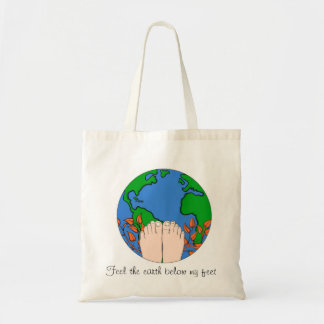 Feel the Earth Below My Feet Tote Bag