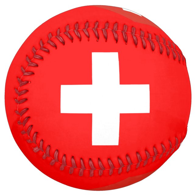 Feel the heartbeat of Switzerland in every stitch! Softball (Front Left)