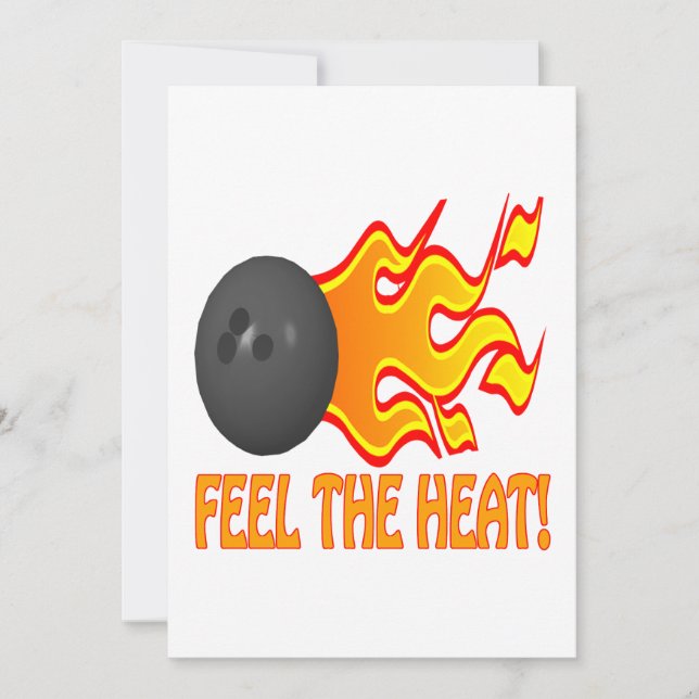 Feel The Heat Invitation (Front)