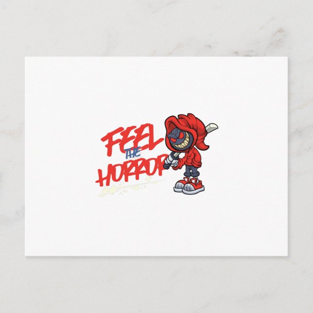 Feel the Horror Postcard (Front)