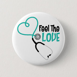 Feel The Love 2 Inch Round Button