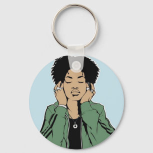Feel the Music Keychain