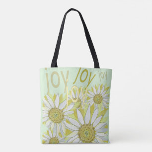 Feel the Natural Joy Celebrate Flowers  Tote Bag