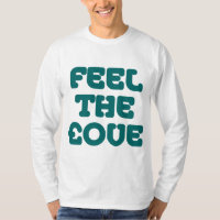 Feel The £ove - Moss Green on Light